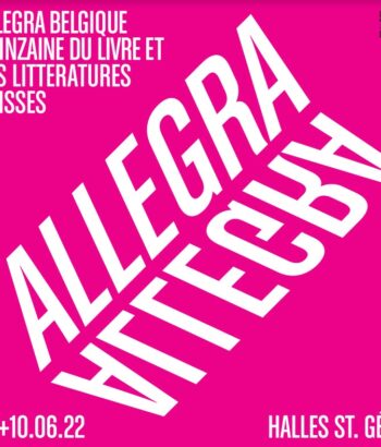Allegra - Quinzaine du livre et des littératures suisses